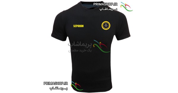 تیشرت هواداری سپاهان مشکی آستین کوتاه